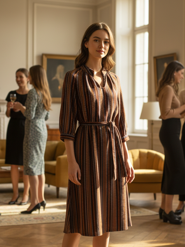 1970s Belted Dress
