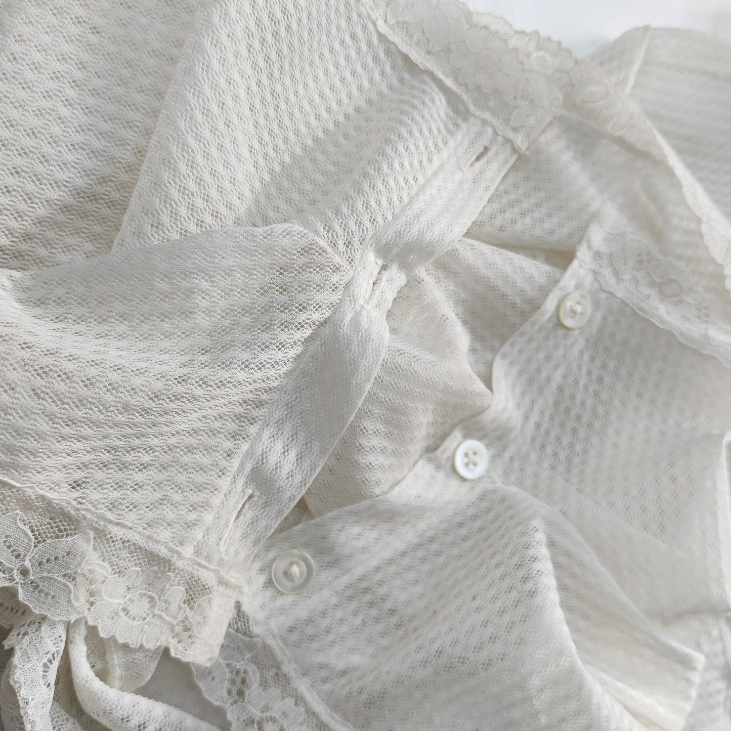 1940s Ivory/Cream Lace Teddy/Camiknickers