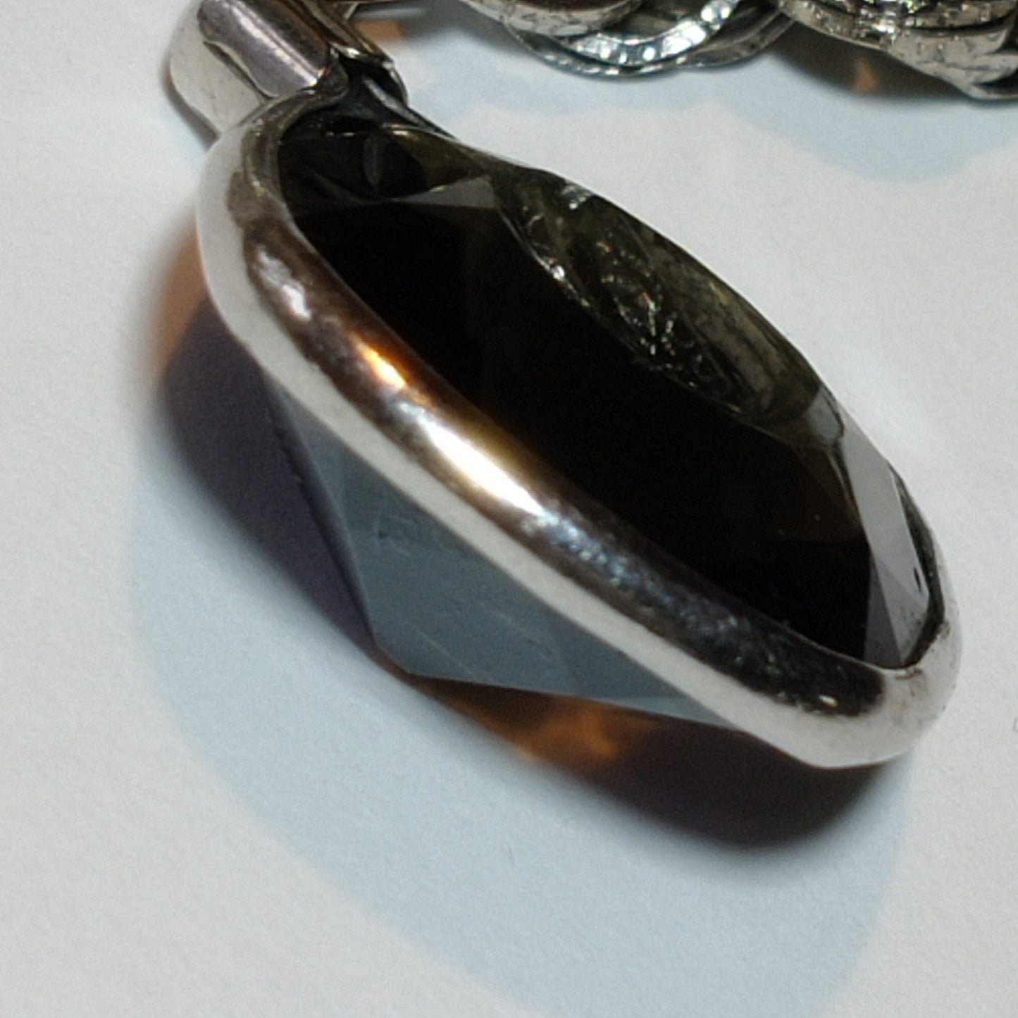 Vintage Glass Charm Bracelet