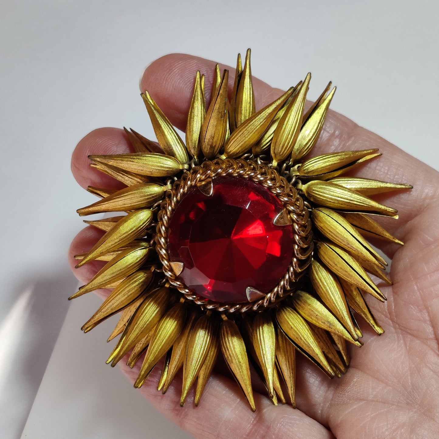 1950s Flower Brooch