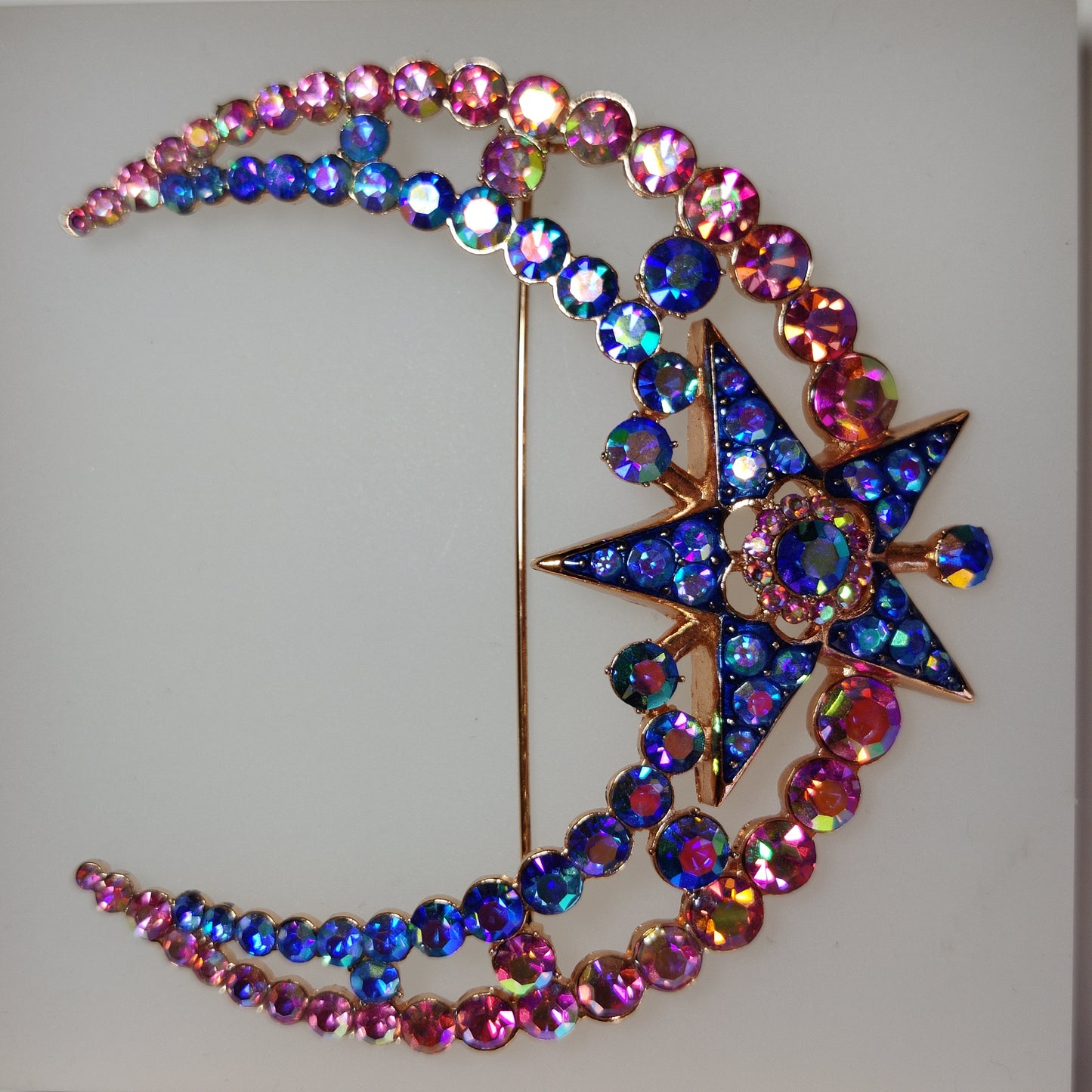 Butler & Wilson Moon and Star Brooch