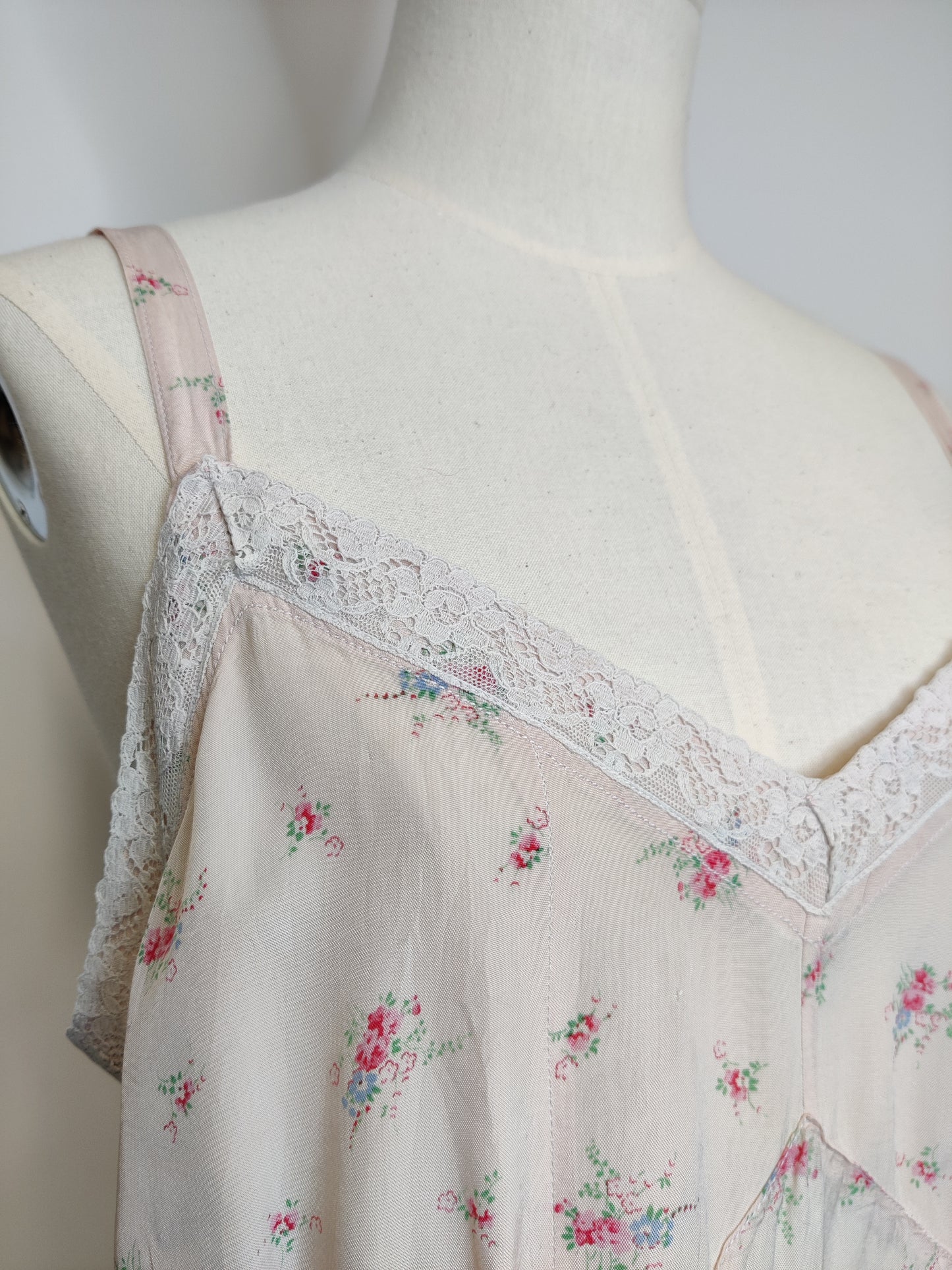 Vintage Floral Slip Dress