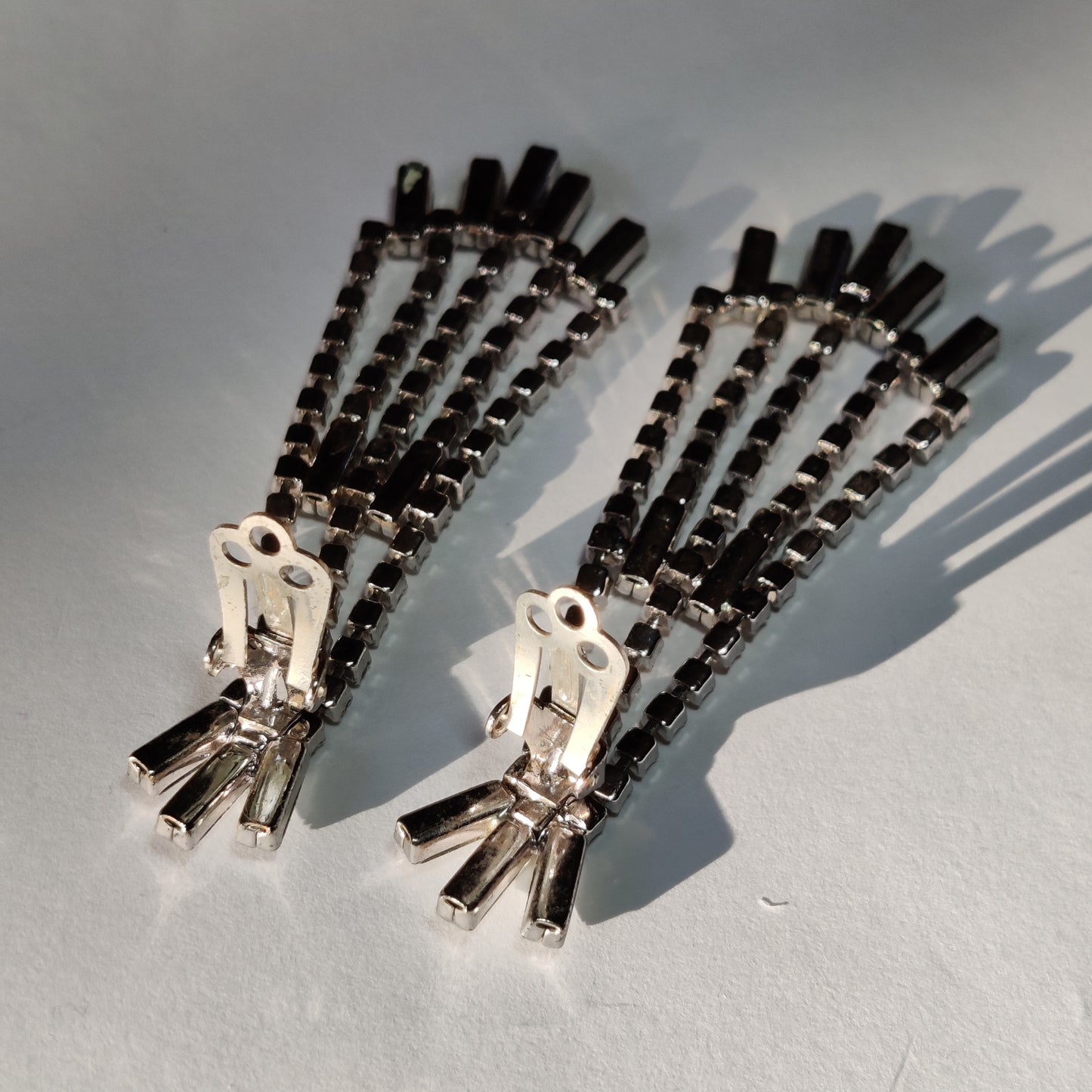 1980s Diamante Earrings