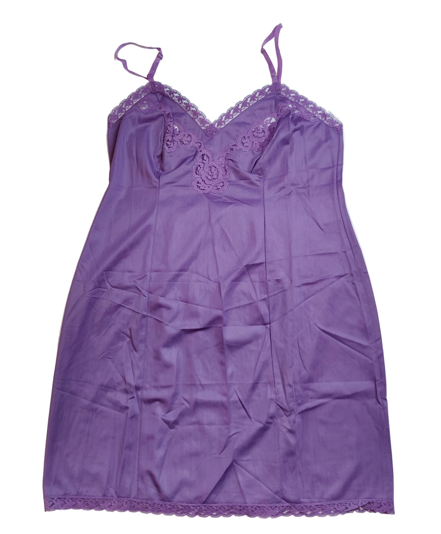 1970s Charnos Purple Slip
