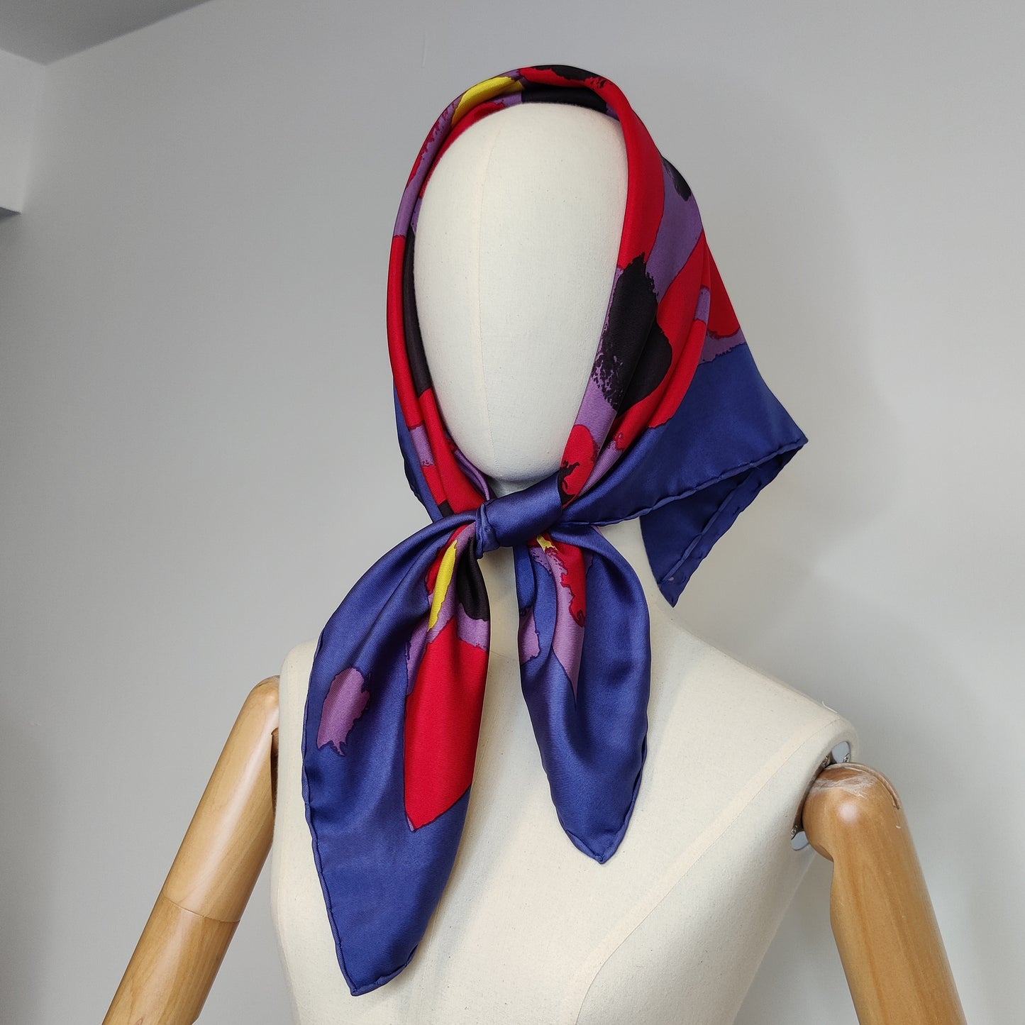 Donald Hamilton Fraser RA 1980s Silk Twill Scarf