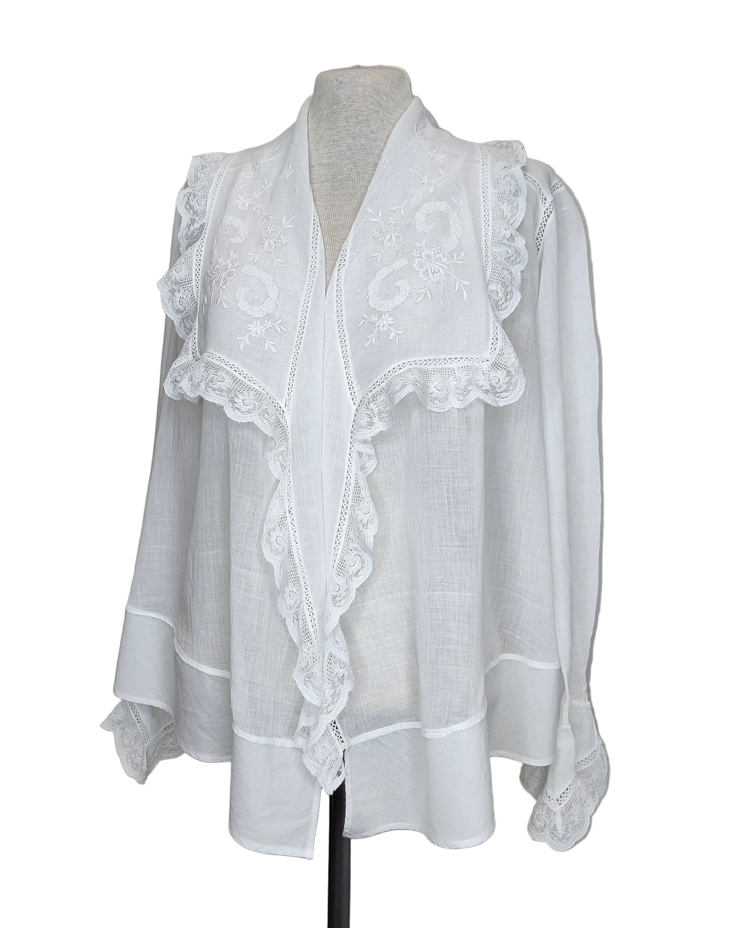 Antique Whitework and Lace Blouse