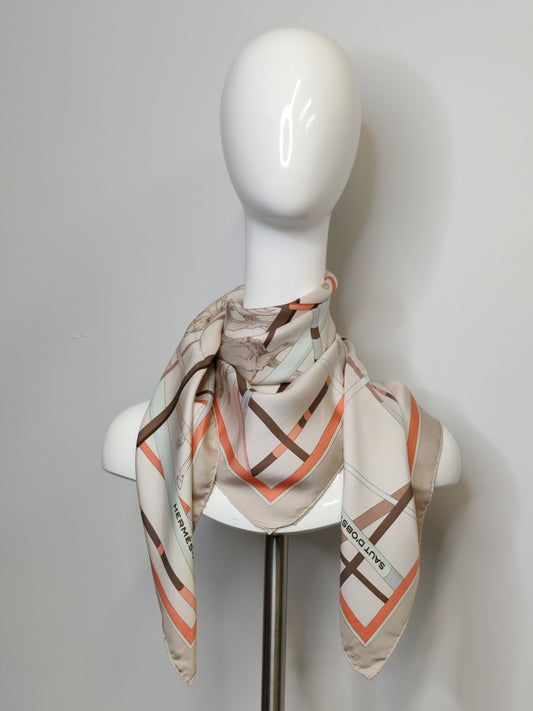 Hermes Silk Scarf