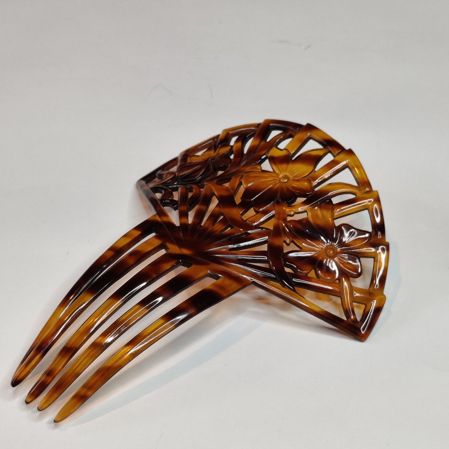 Art Deco Celluloid Hair Comb