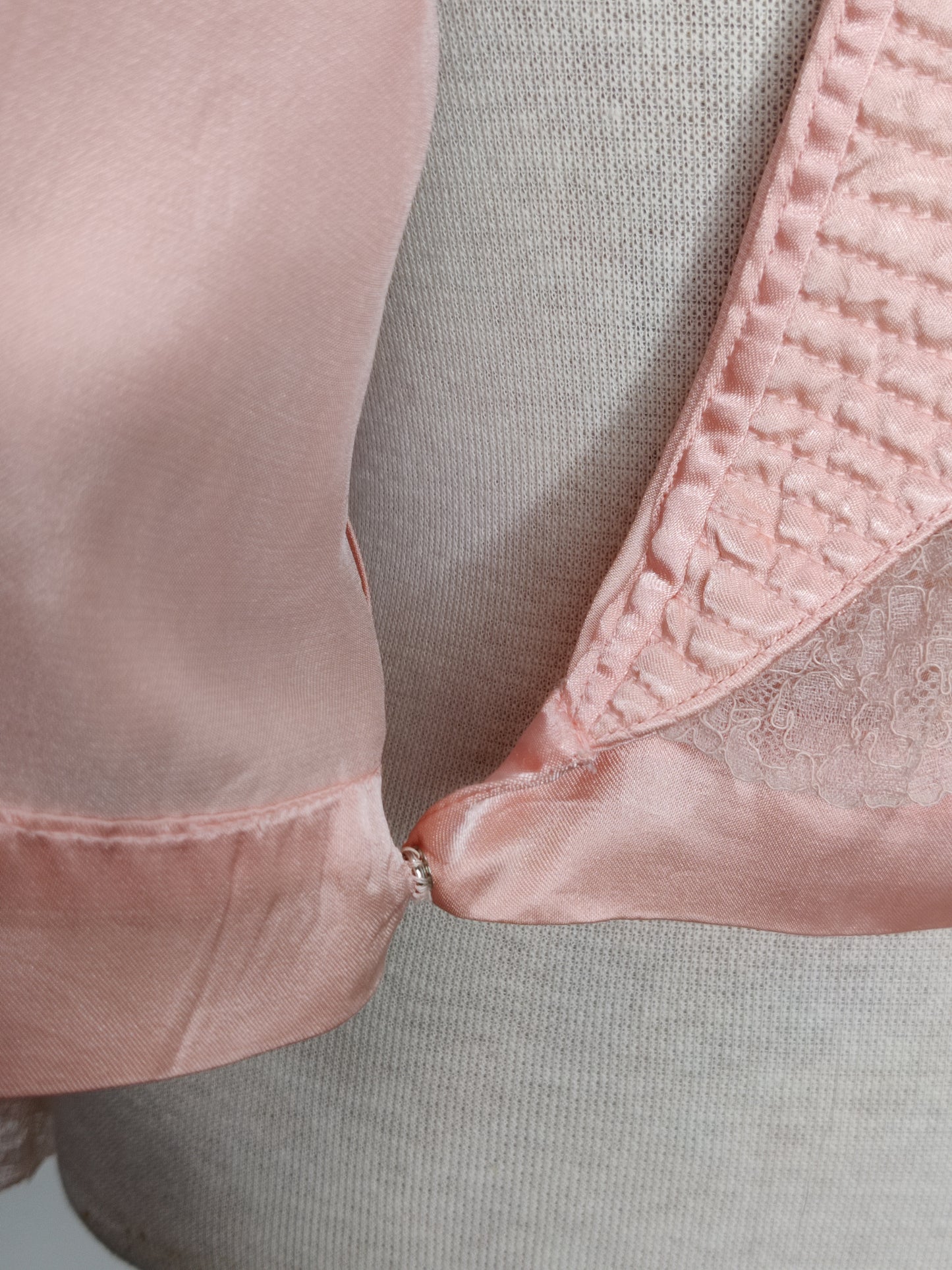 Vintage Satin Bed Jacket
