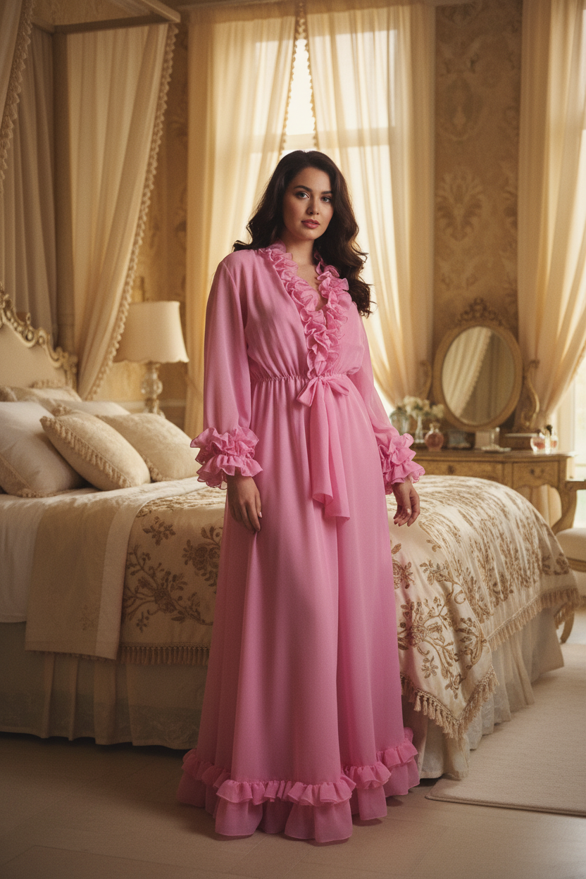 Vintage Nightdress and Gown Set