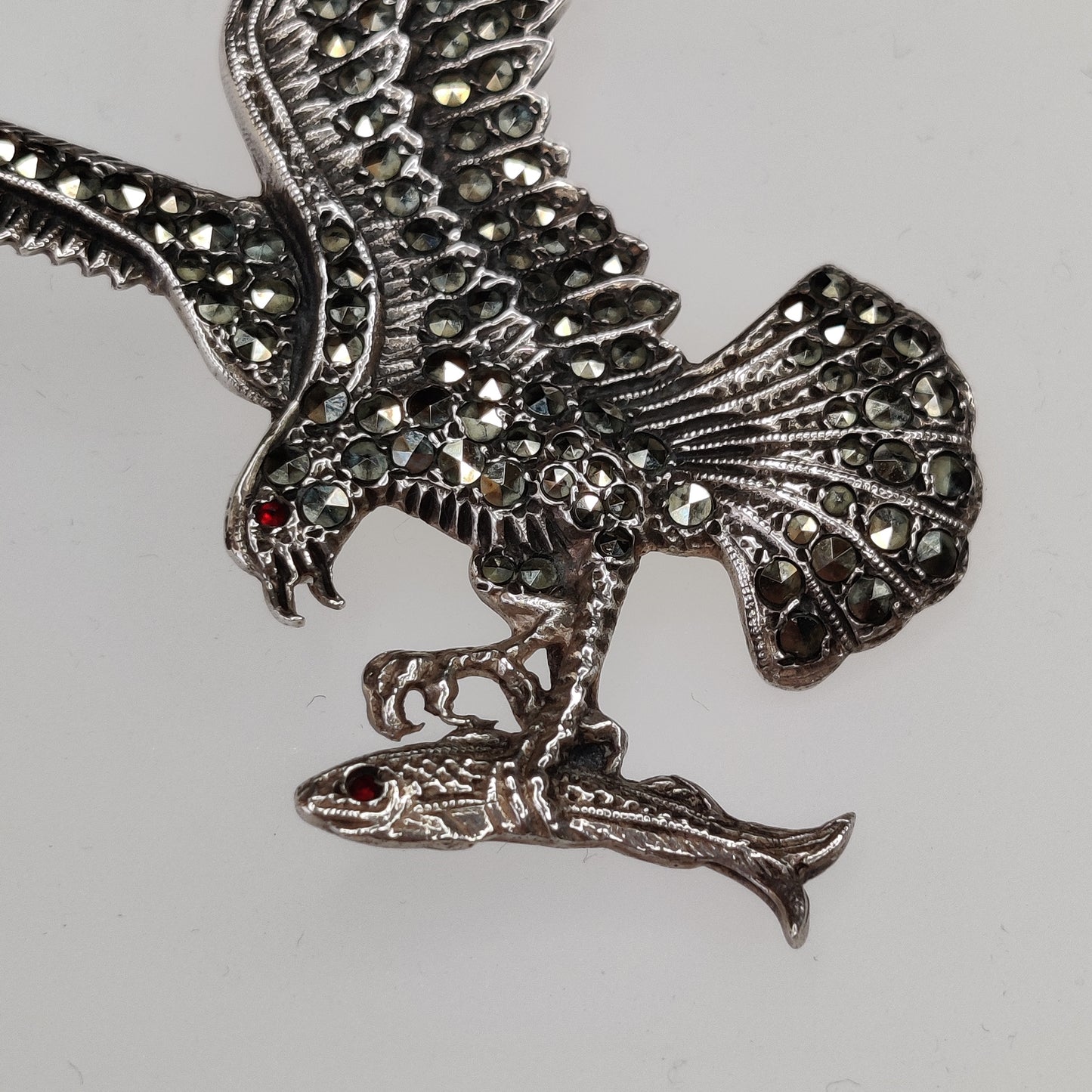 Vintage Silver Eagle Brooch