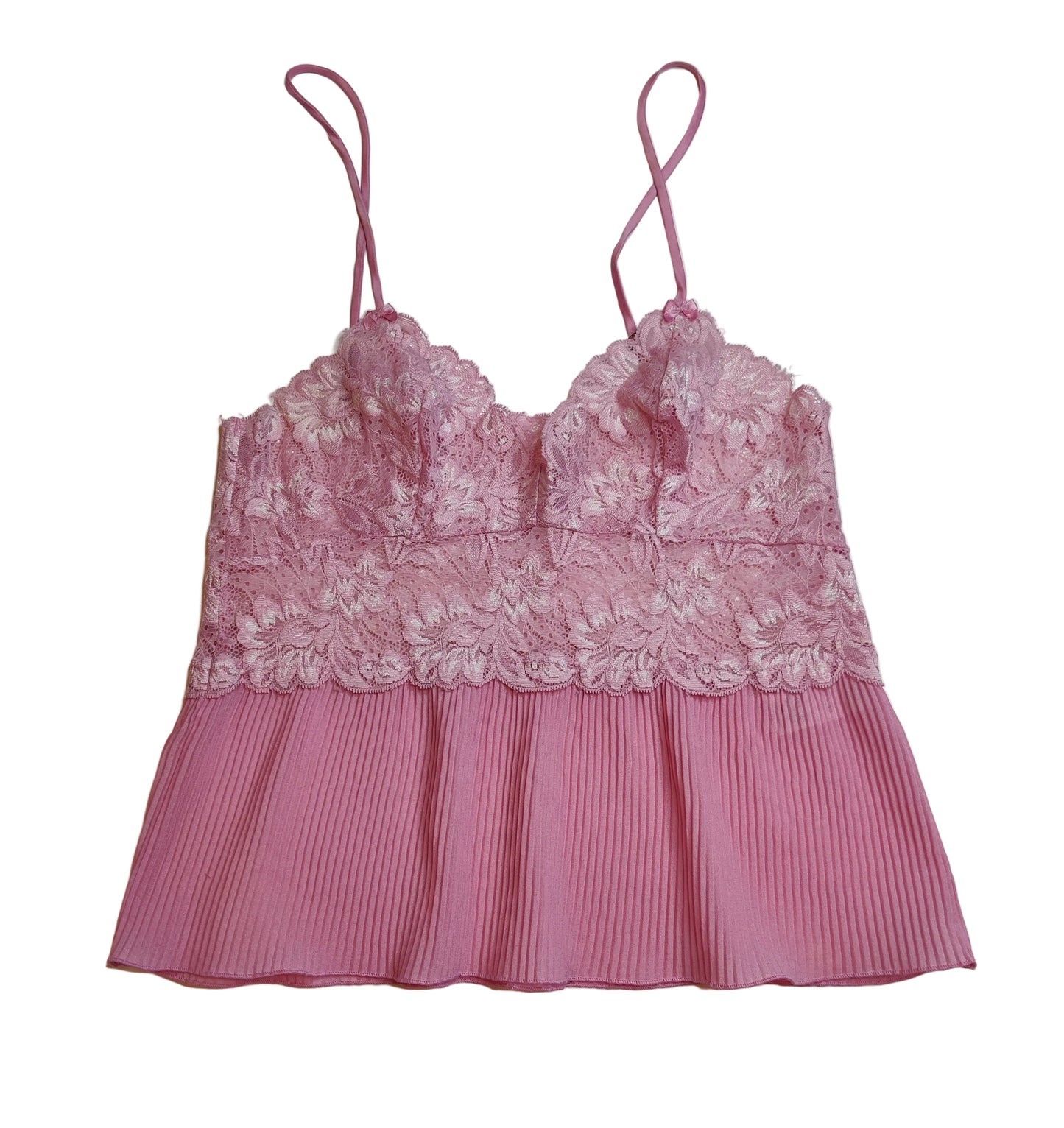 Pink Camisole & French Knickers Set