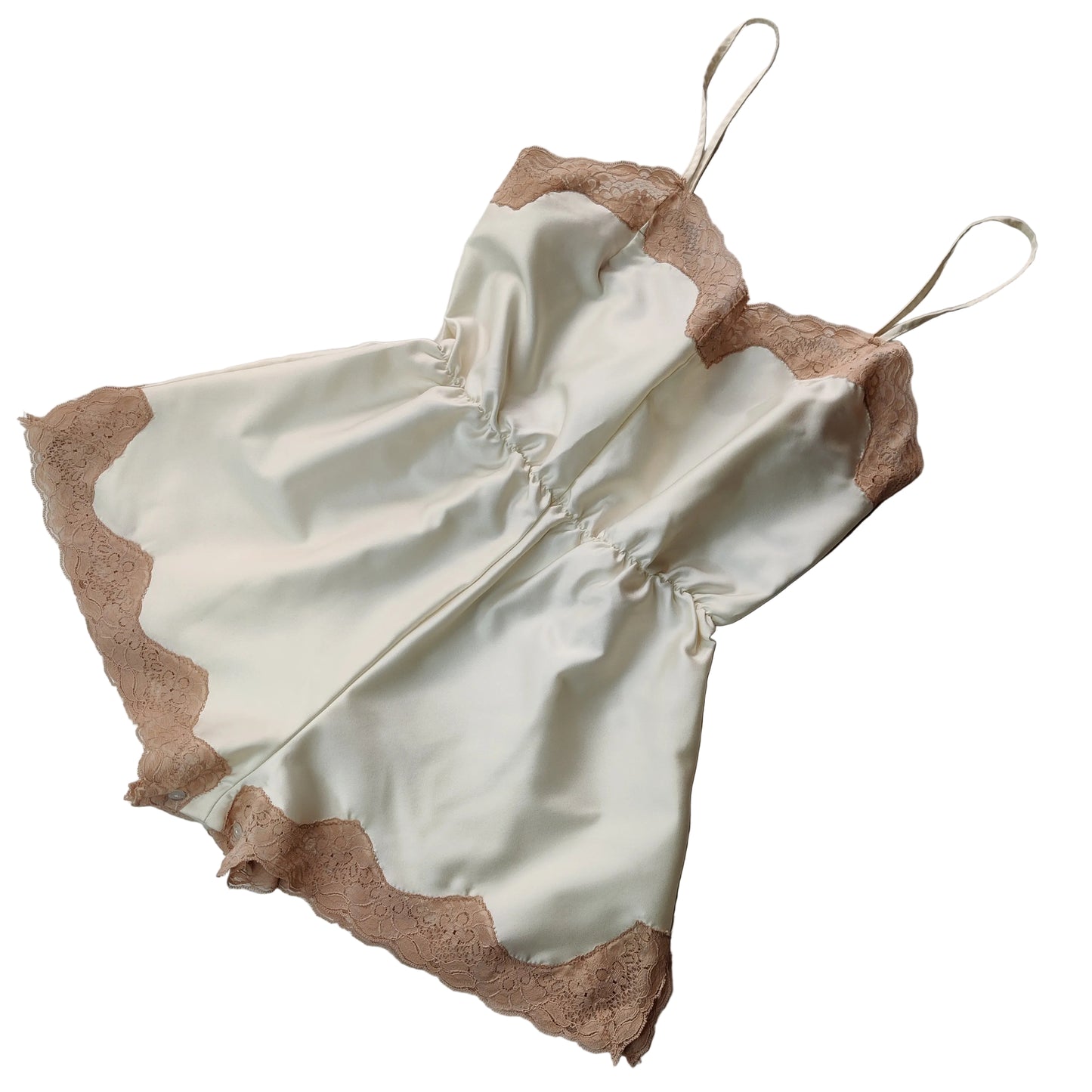 Vintage 'Coffee & Cream' Teddy/Camiknickers