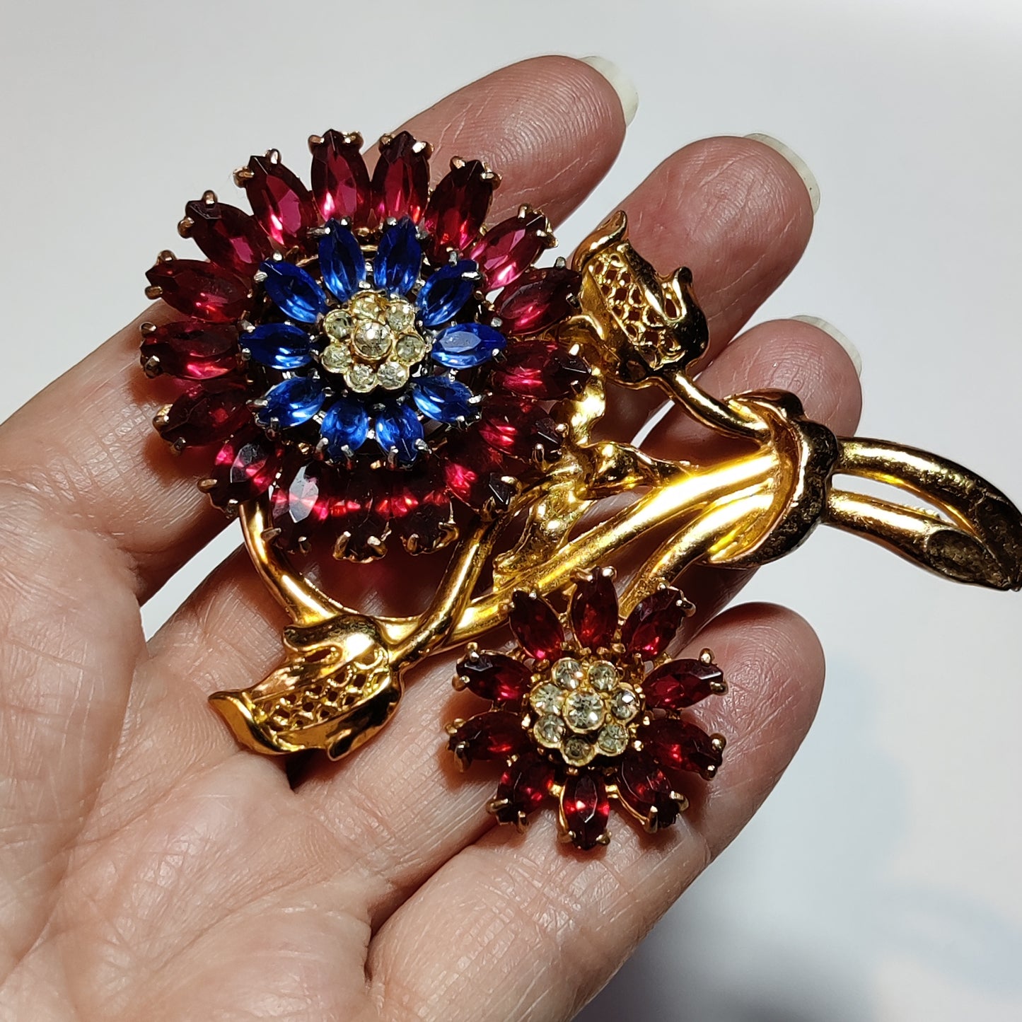 Large Floral Brooch