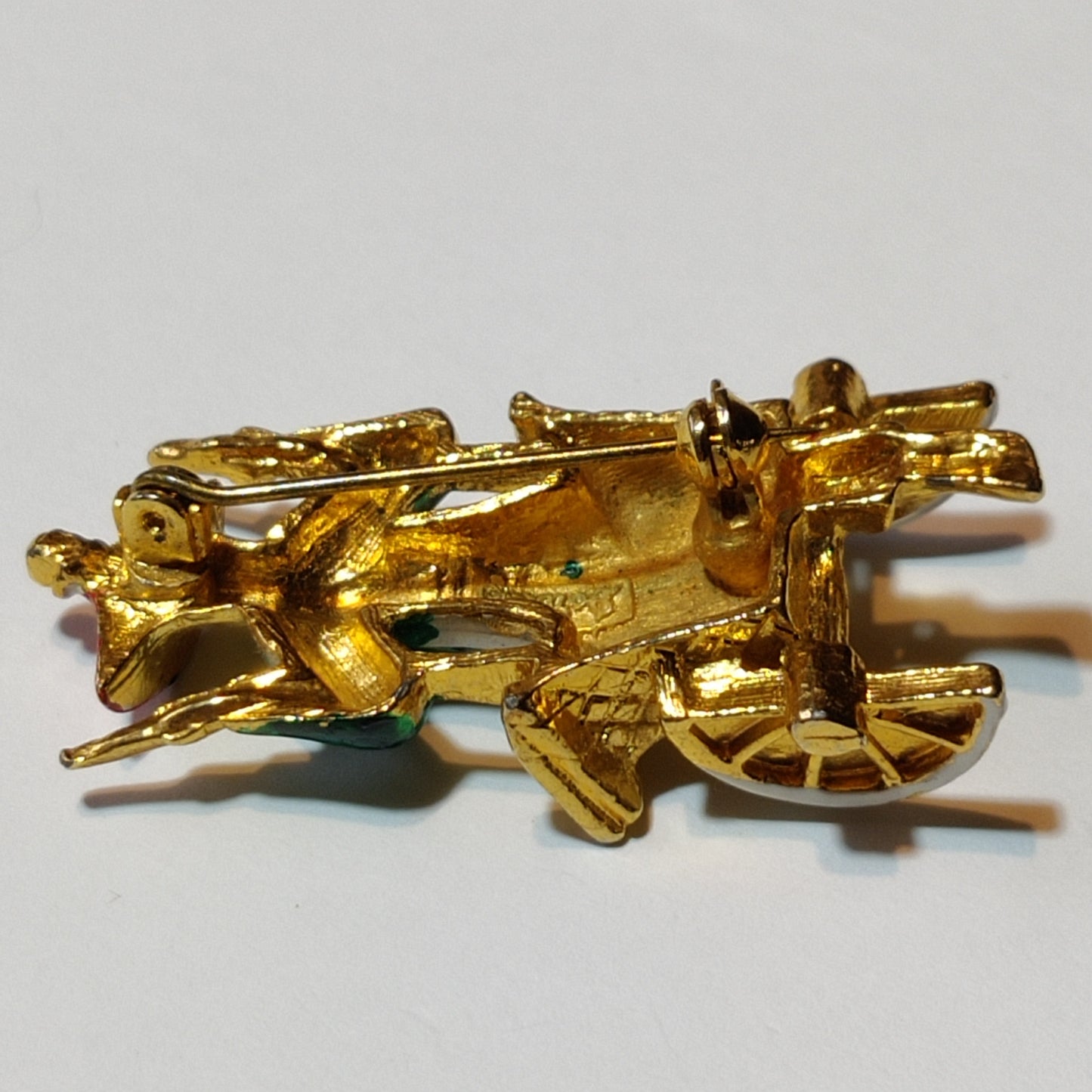 Vintage Rickshaw Brooch