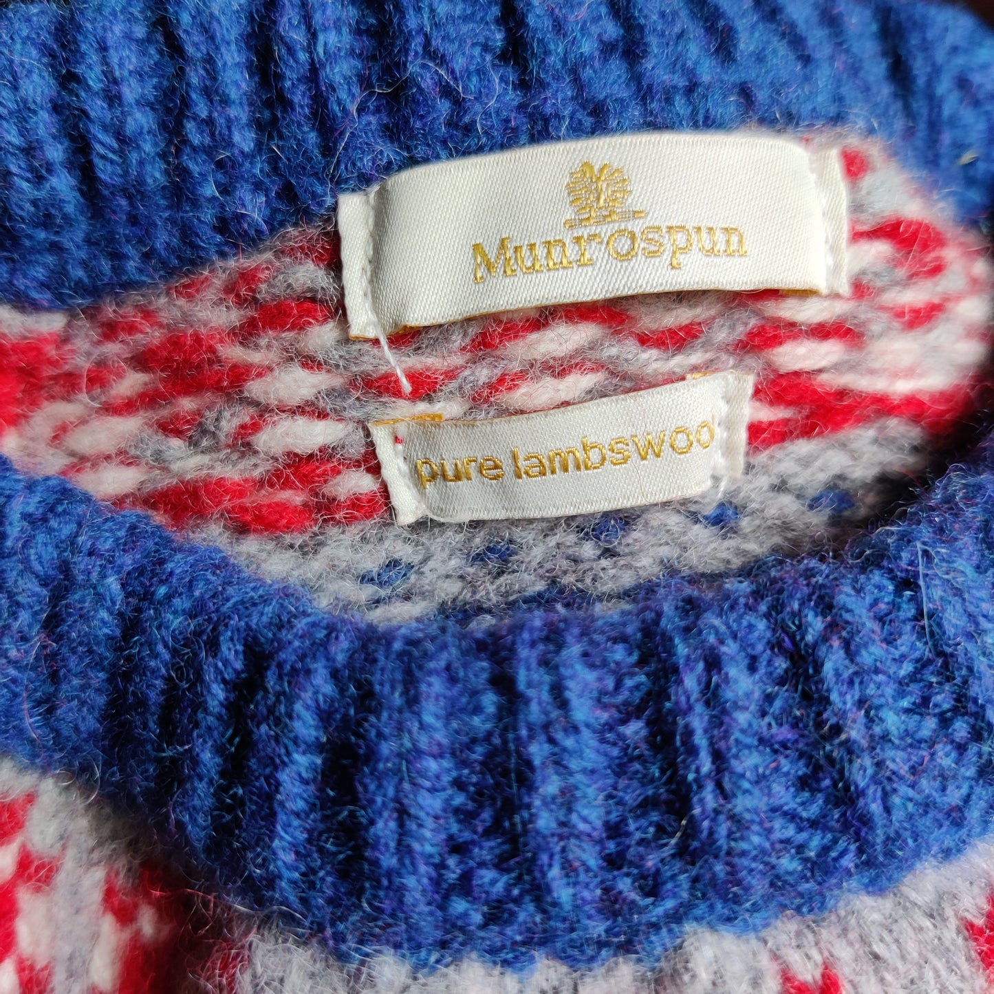 Vintage Lambswool Fair Isle Jumper