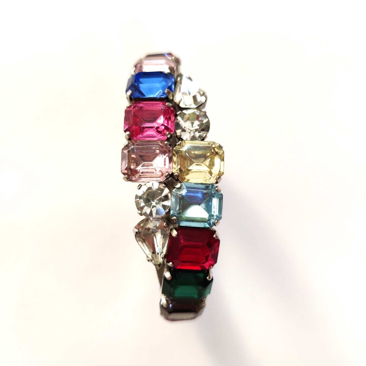 Multicoloured Rhinestone Bangle