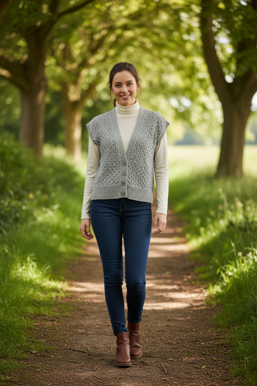 Vintage Knitted Waistcoat