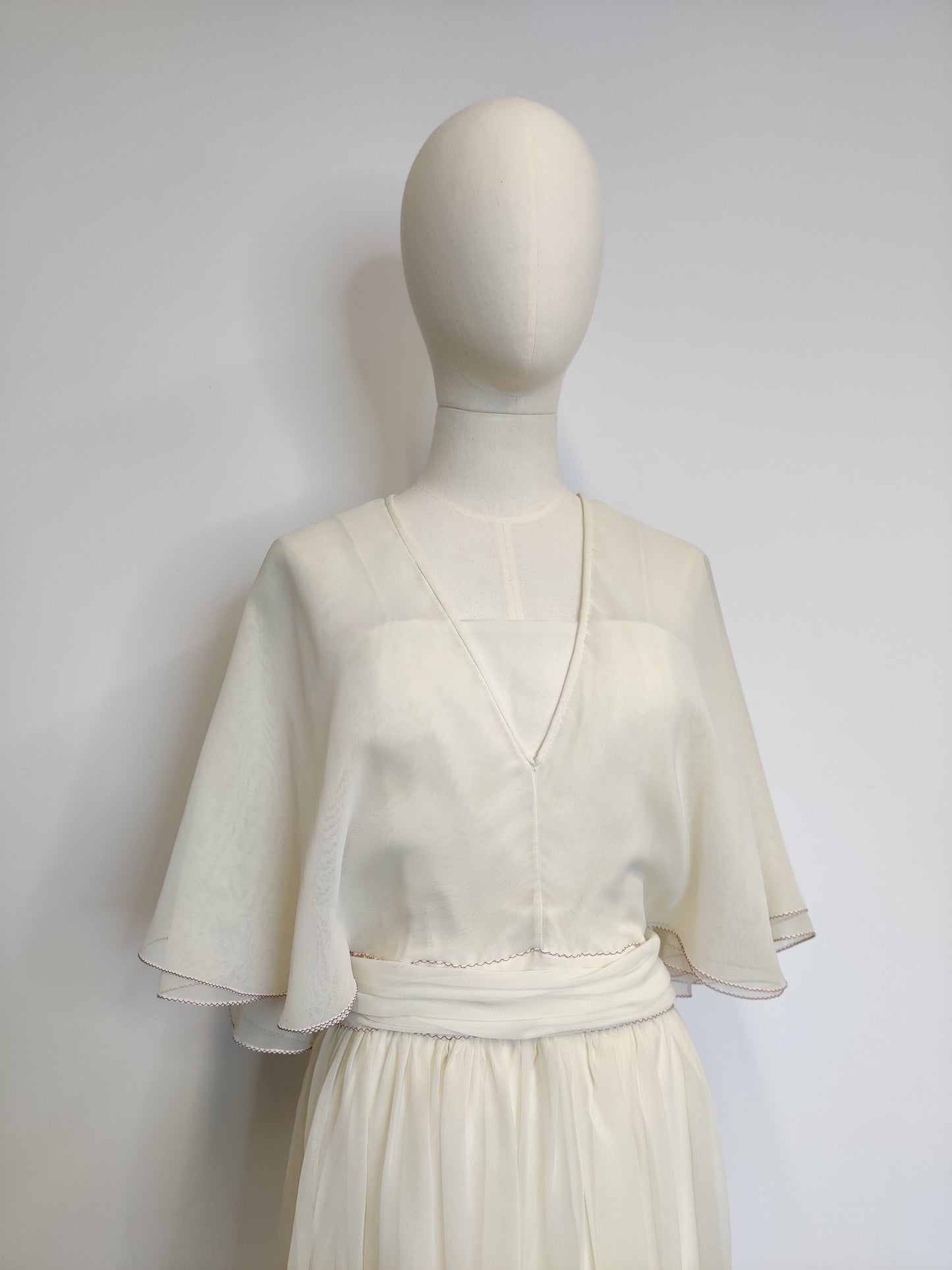 'Seashells' 1970s Maxi Dress attributed to Jean Varon