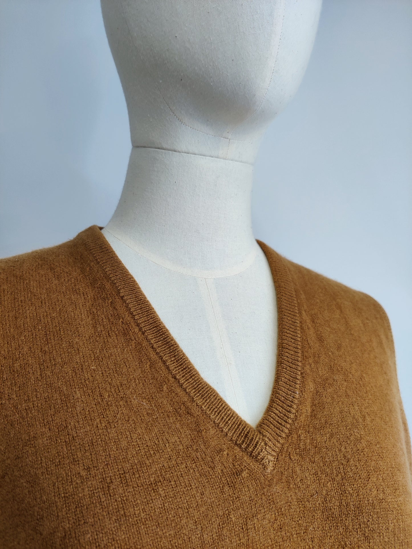 Vintage Cashmere Slipover/Tank Top (Unisex)
