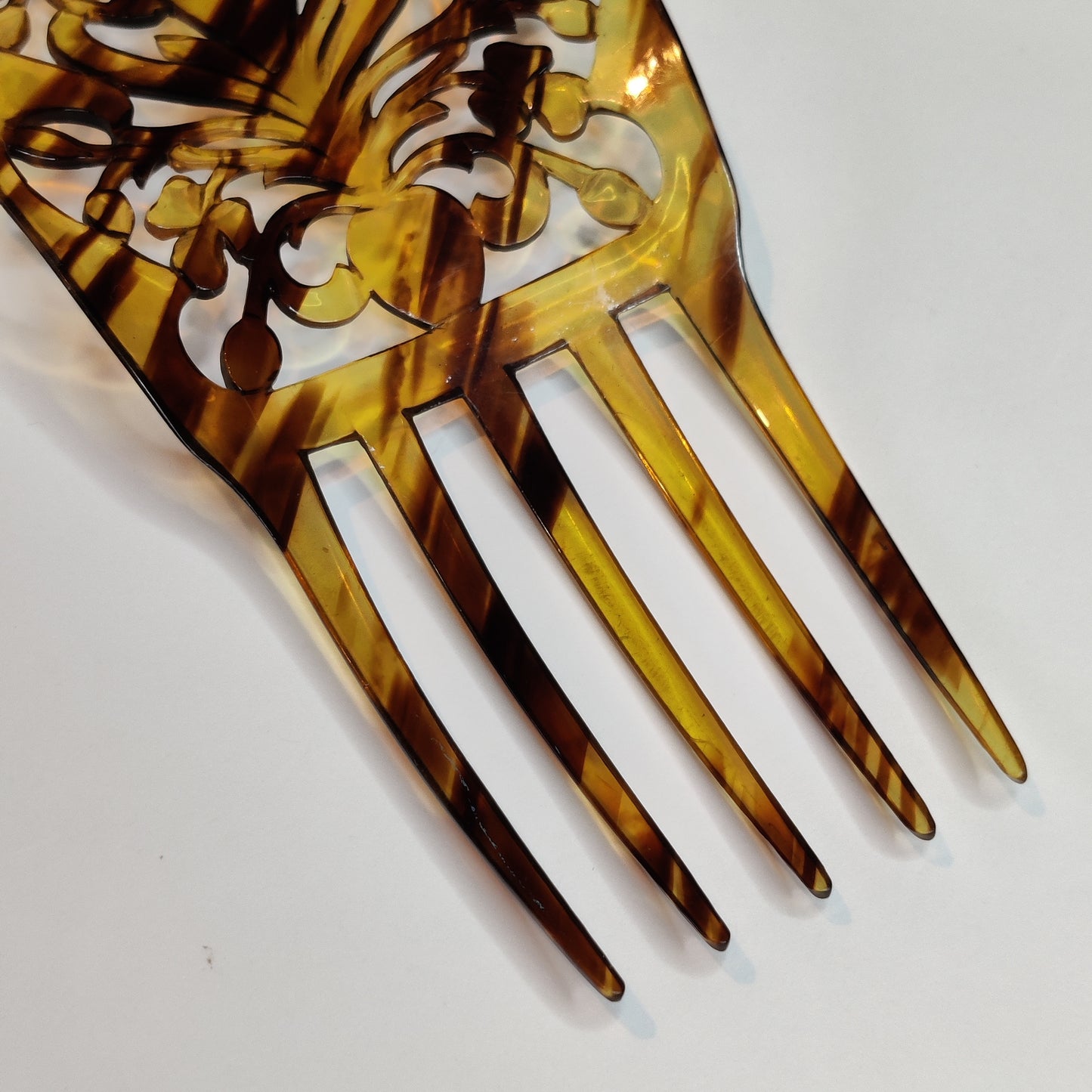 Art Deco Celluloid Hair Comb