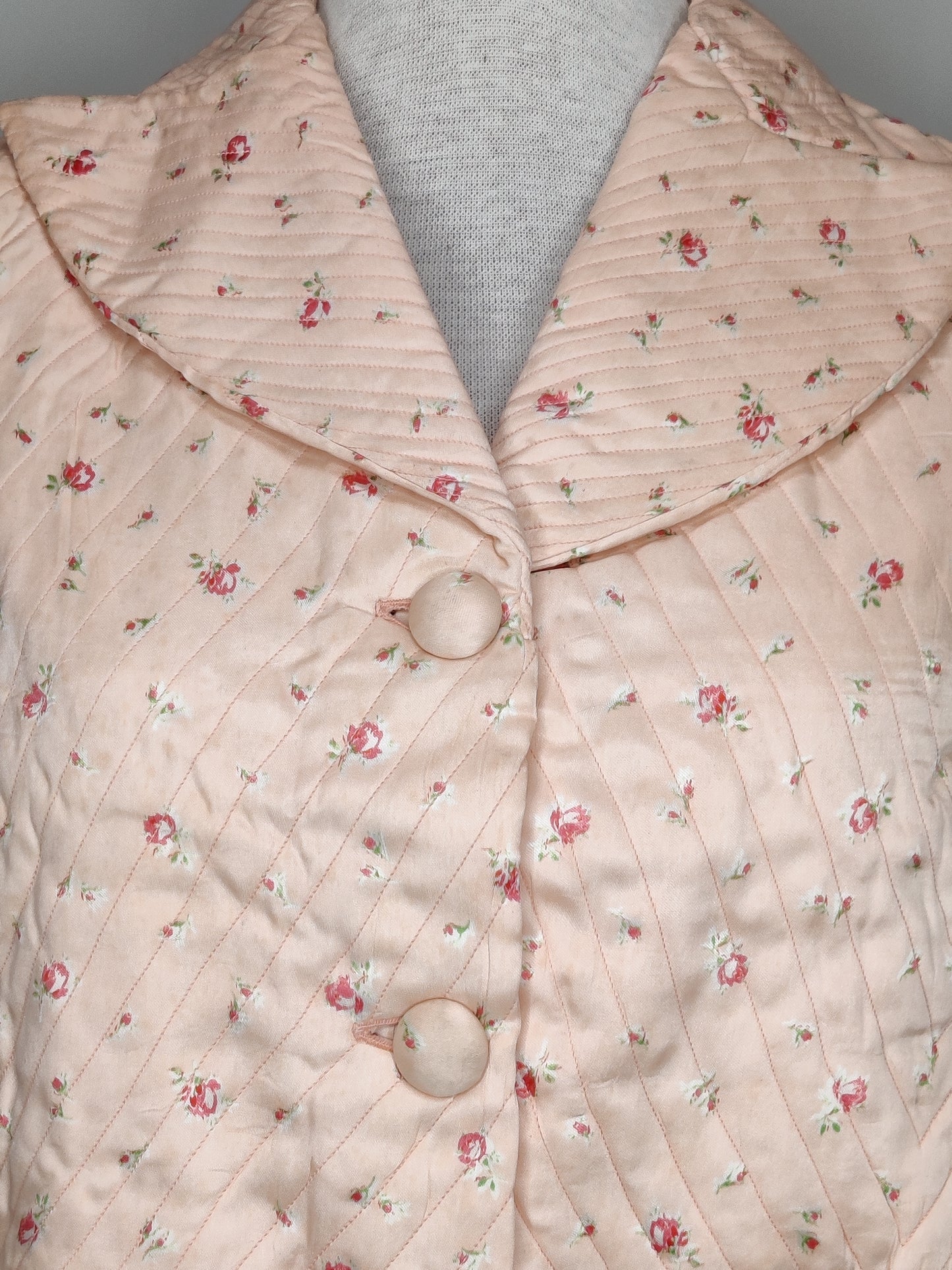 Vintage Floral Bed Jacket