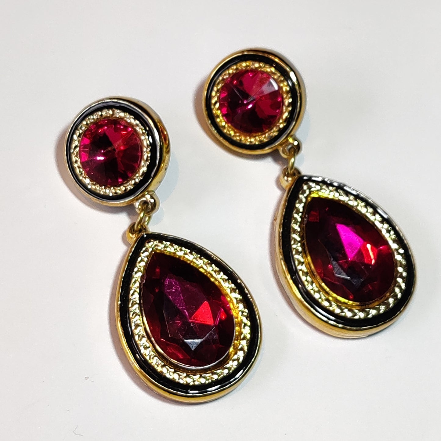 Vintage Oversized Clip Earrings