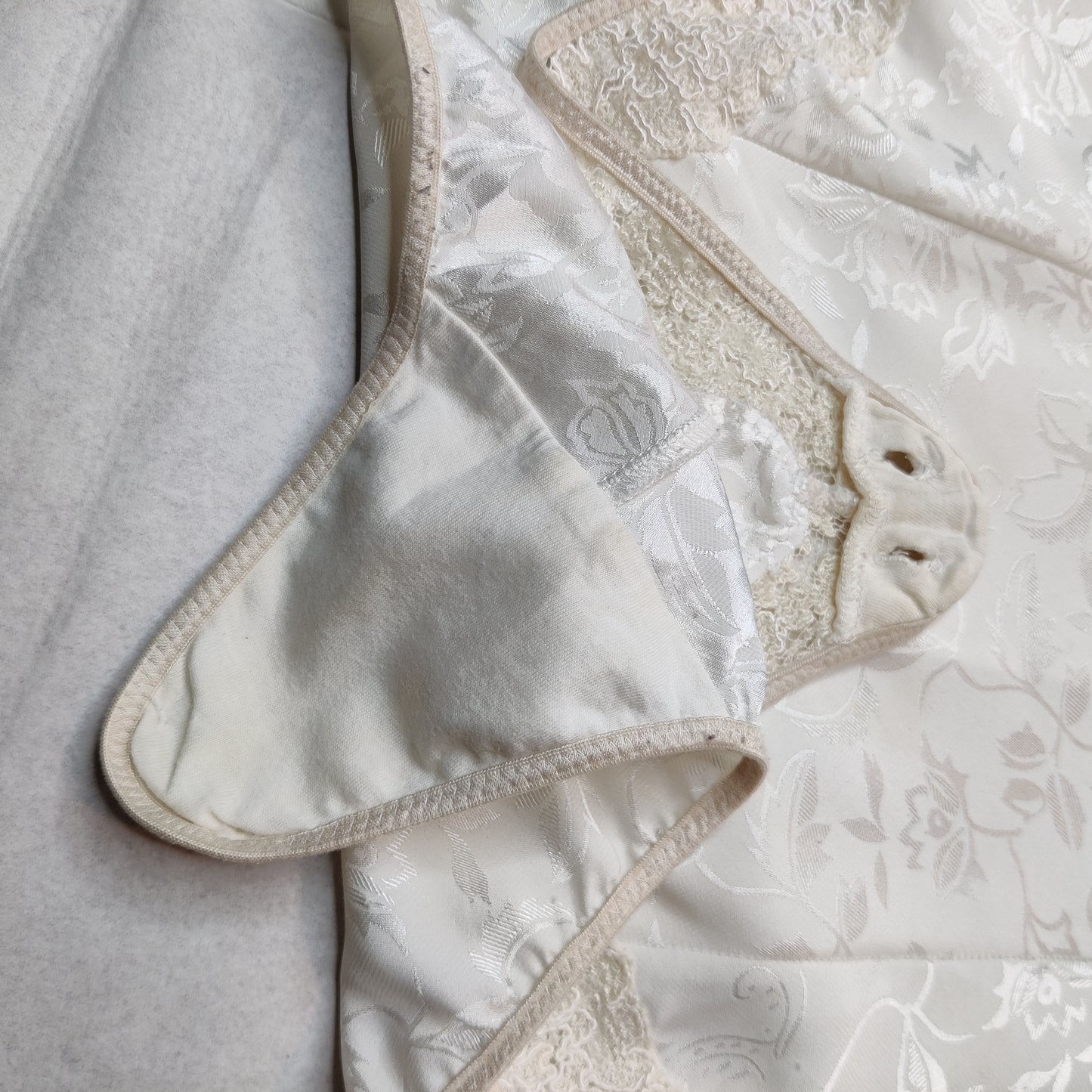 1980s Cream Teddy/Camiknickers