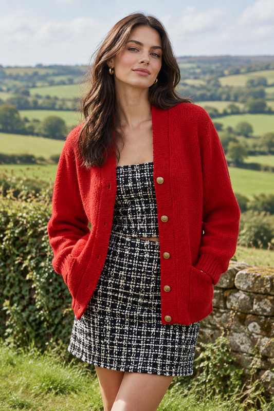 Hand Framed Jacket/Cardigan