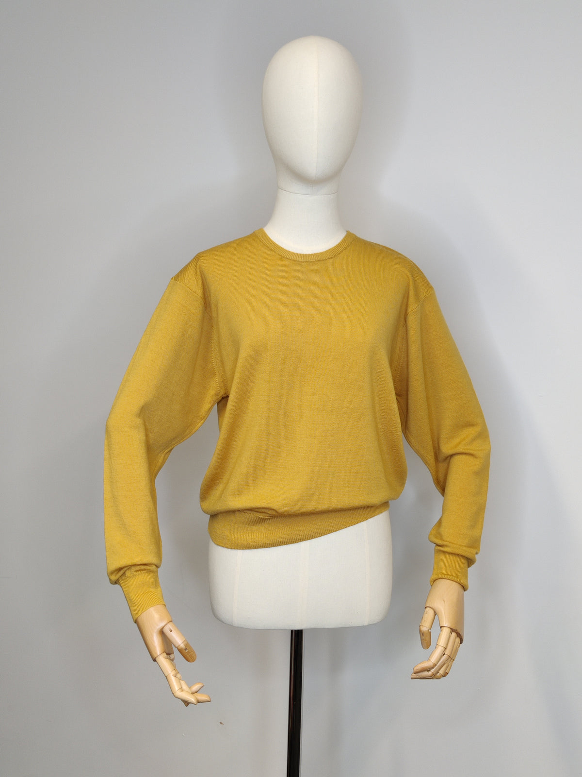 Vintage Straven Pure Merino Wool Crew Neck Jumper