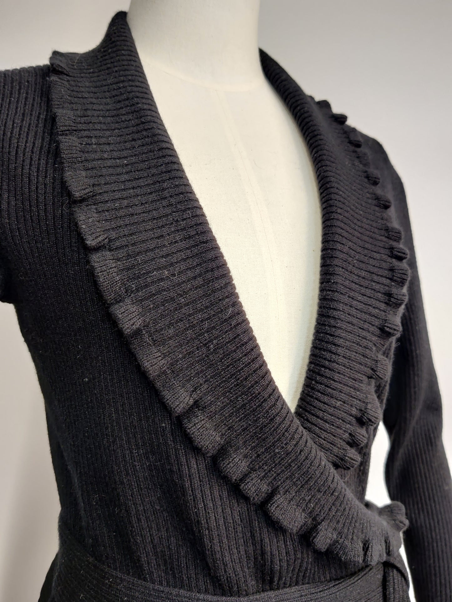 Jaeger Silk/Cashmere Wrap Cardigan