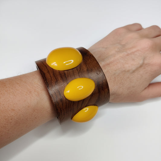 Retro Style Wooden Cuff