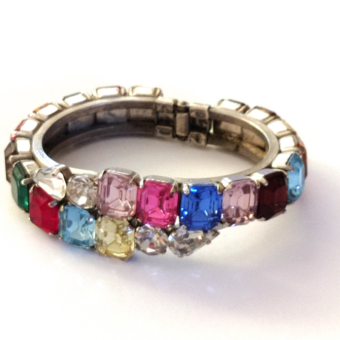 Multicoloured Rhinestone Bangle