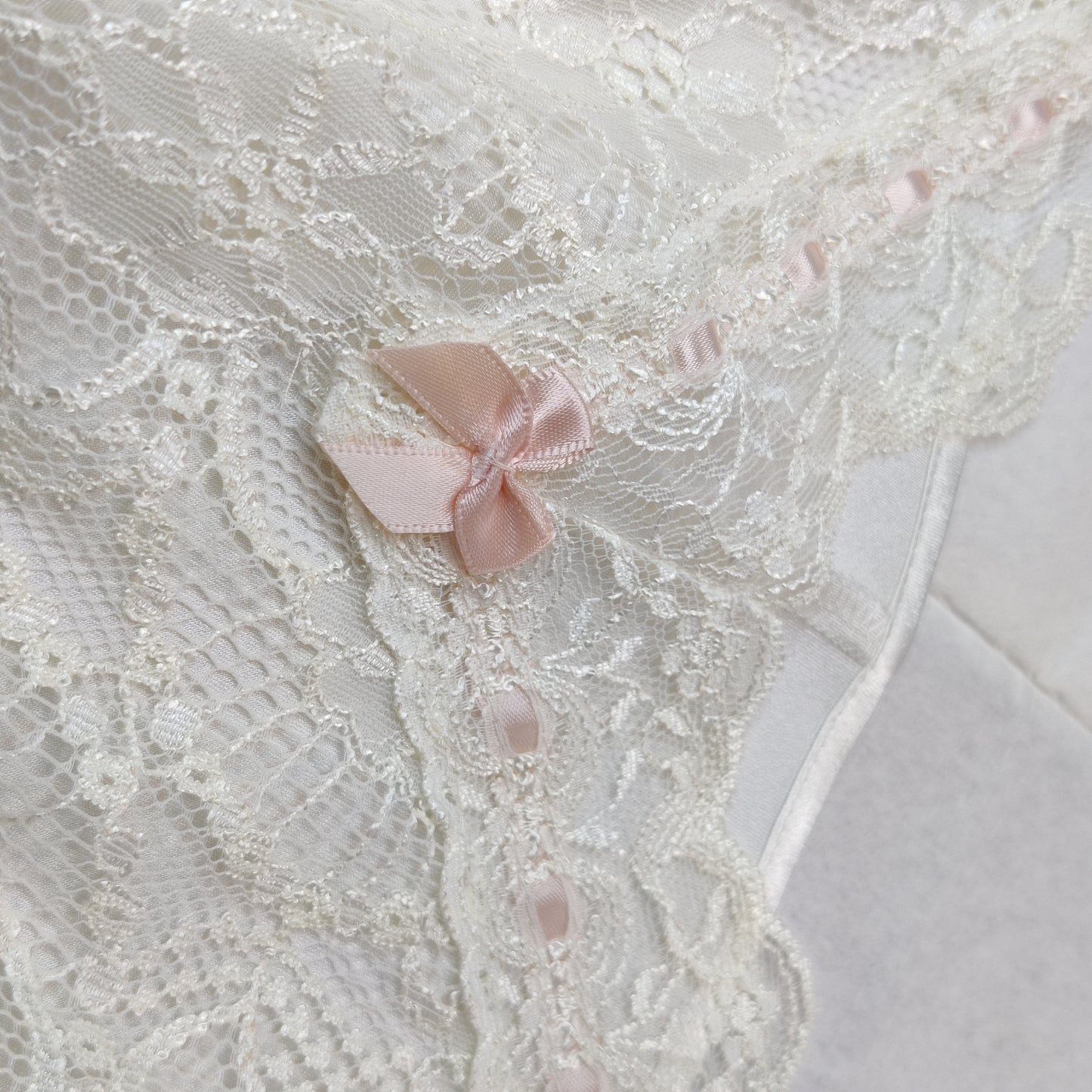 1980s Cream Teddy/Camiknickers
