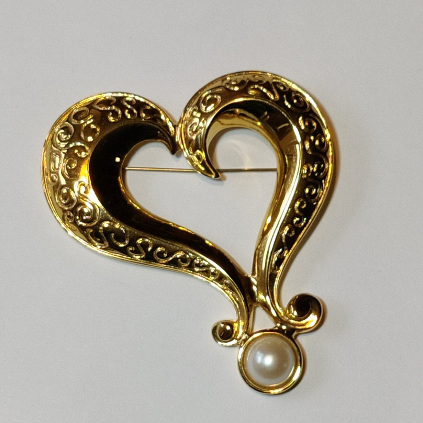 Vintage Heart Brooch
