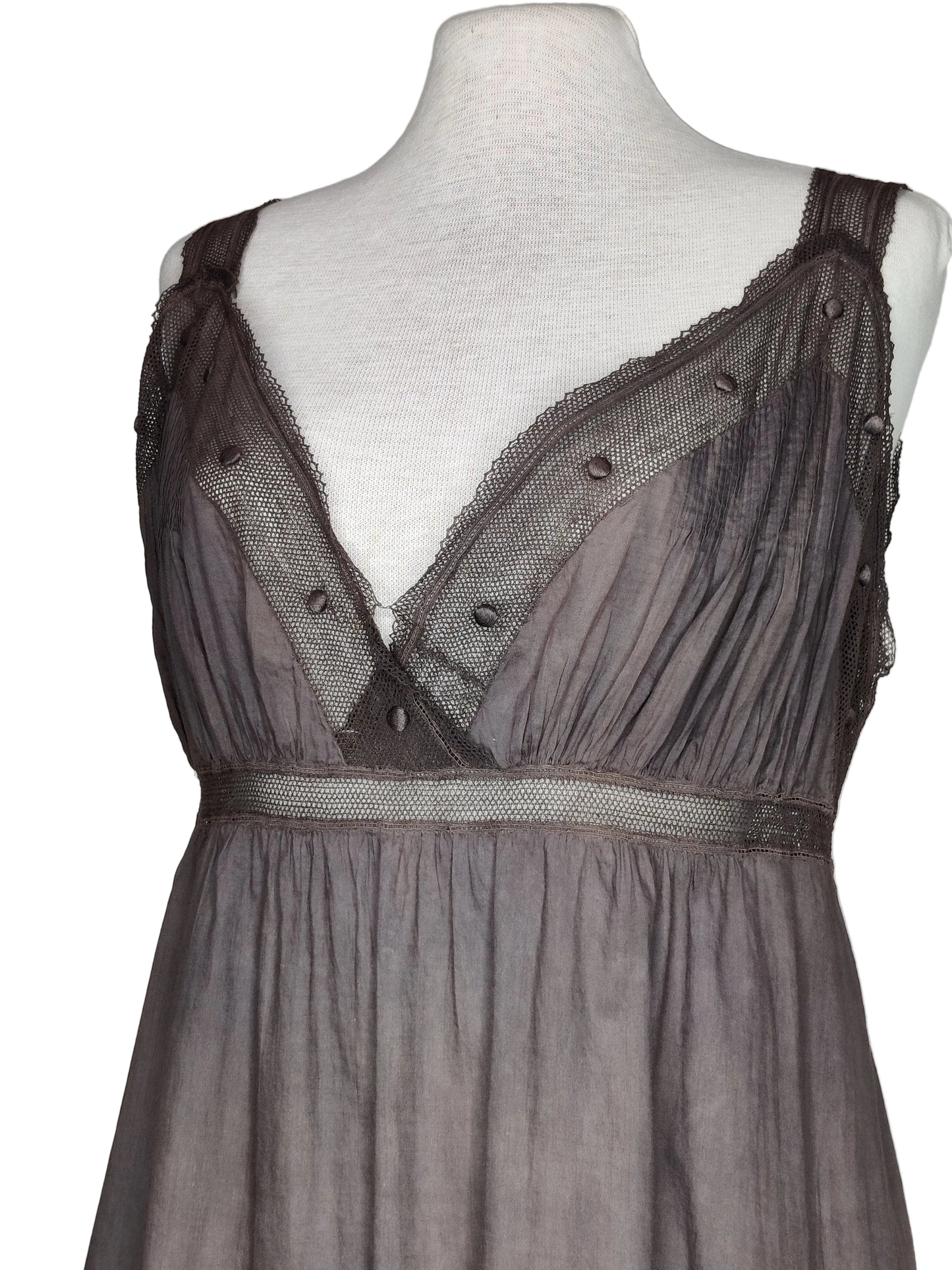 1920s Cotton Slip Dress
