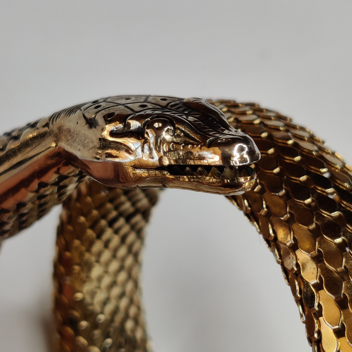 Vintage Whiting & Davis Snake Bracelet