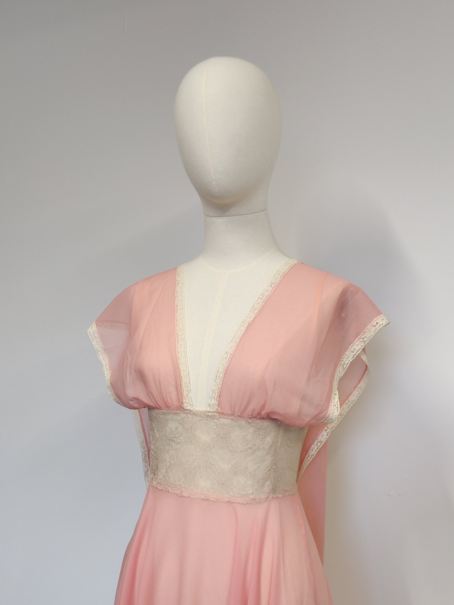 Vintage Janet Reger Nightdress and Gown Set