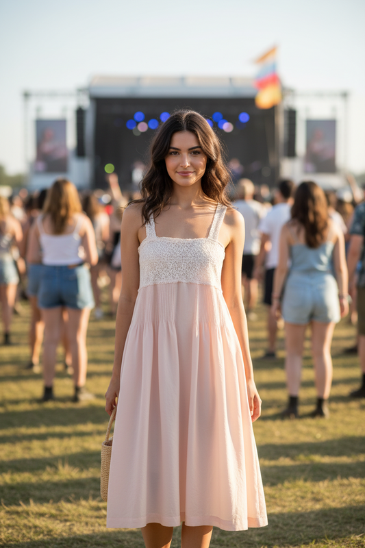Vintage Silk and Lace Slip Dress