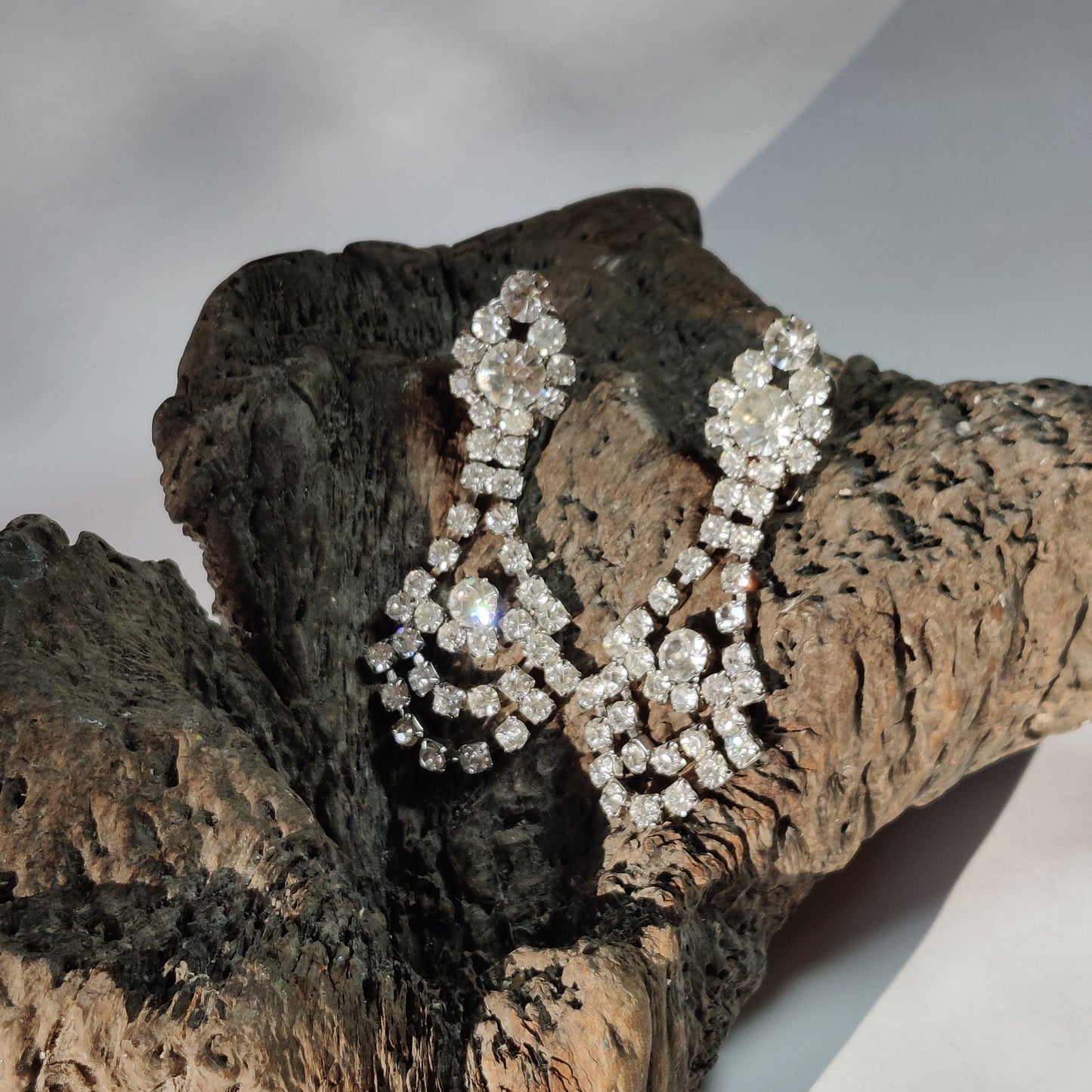 1980s Diamante Earrings