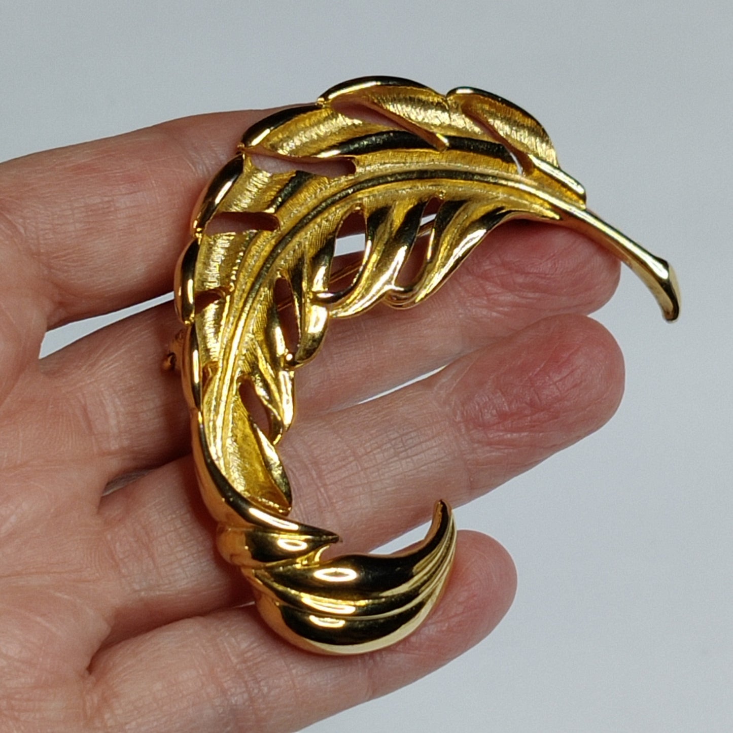 1960s Leaf Brooch by 'Coro'