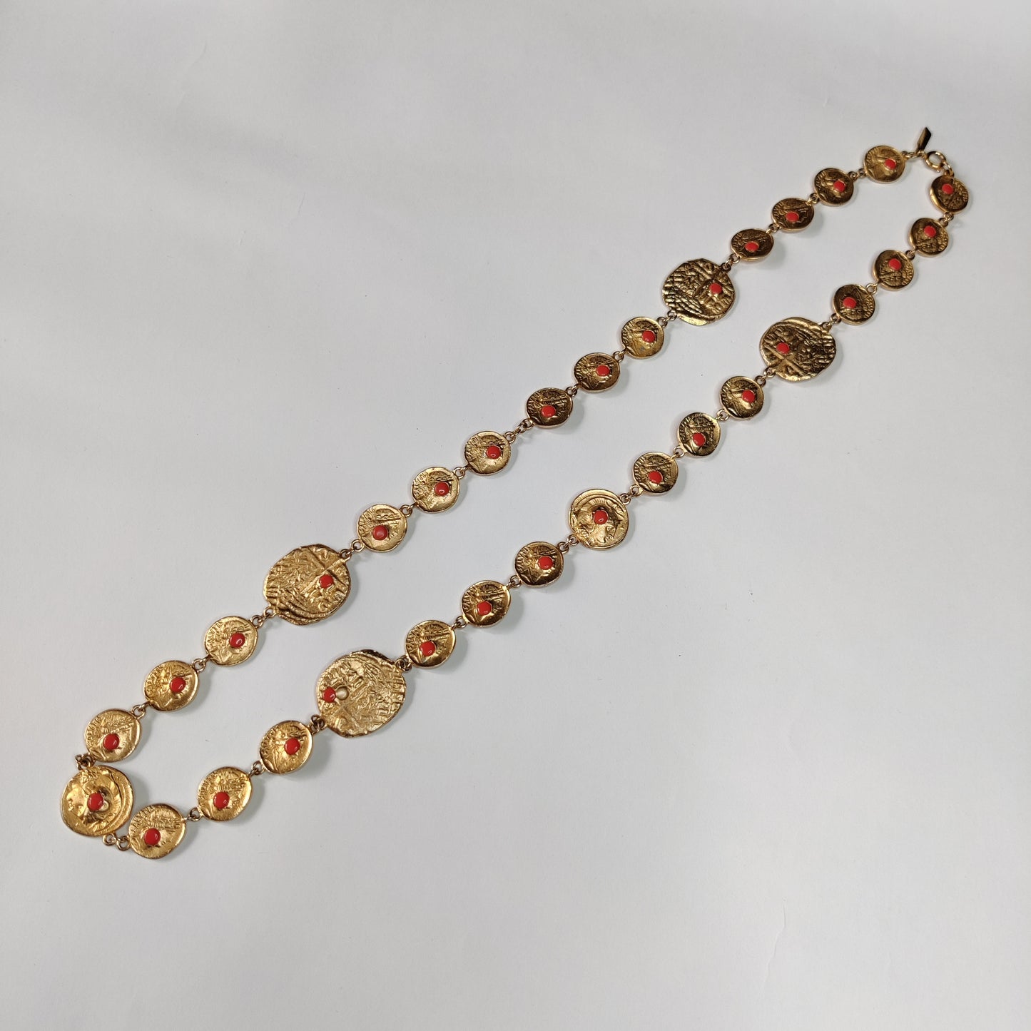 1970s Pauline Rader Coin Necklace