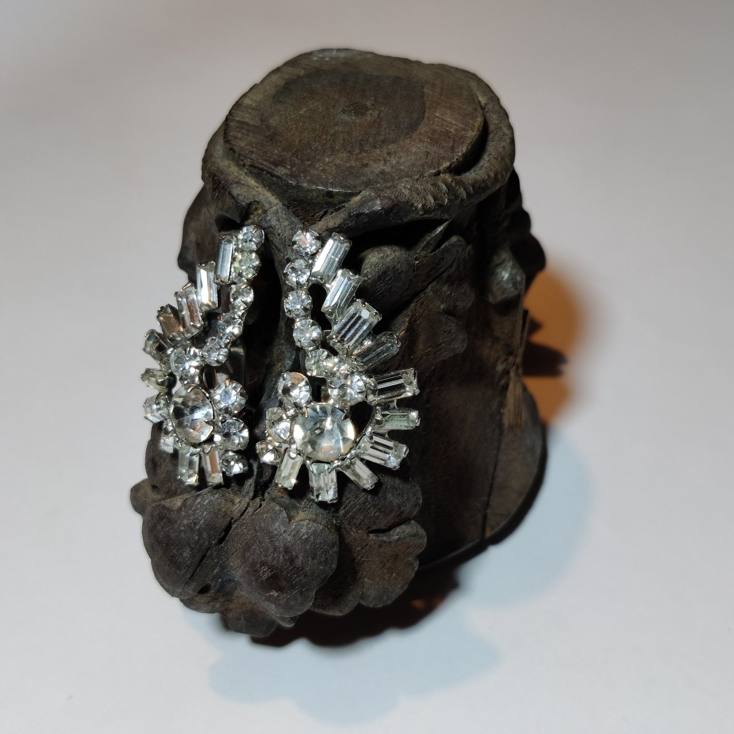 1960s Statement Diamante Earrings