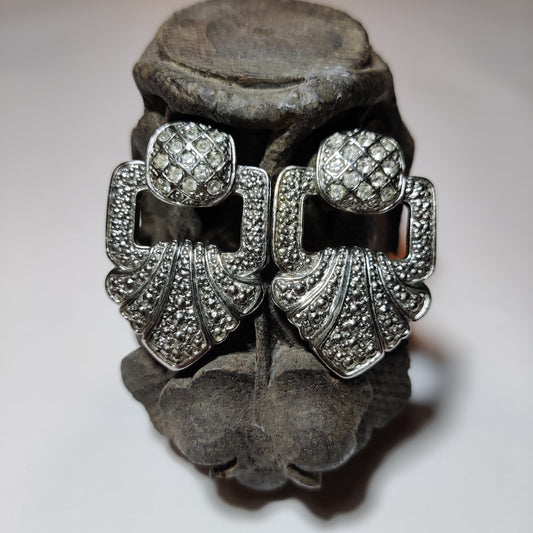 1980s Doorknocker Earrings