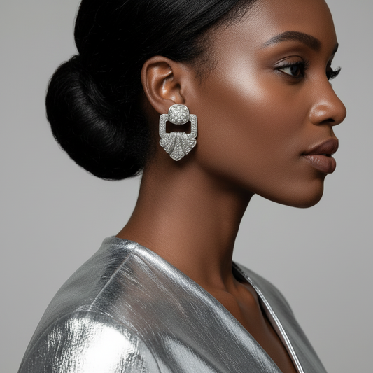 1980s Doorknocker Earrings