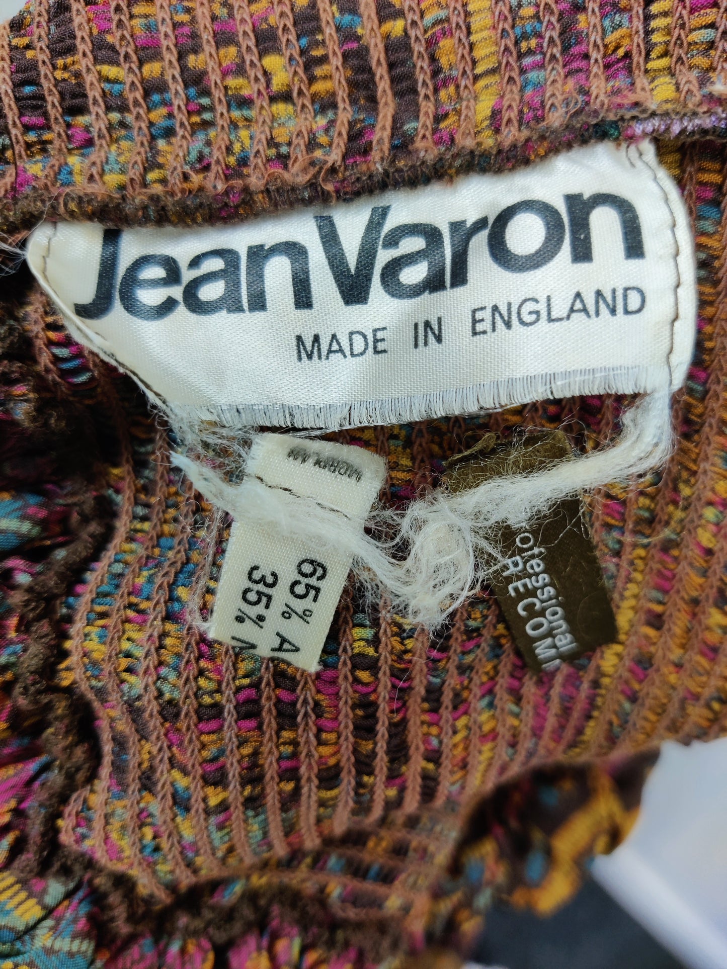 1970s Jean Varon Two Piece