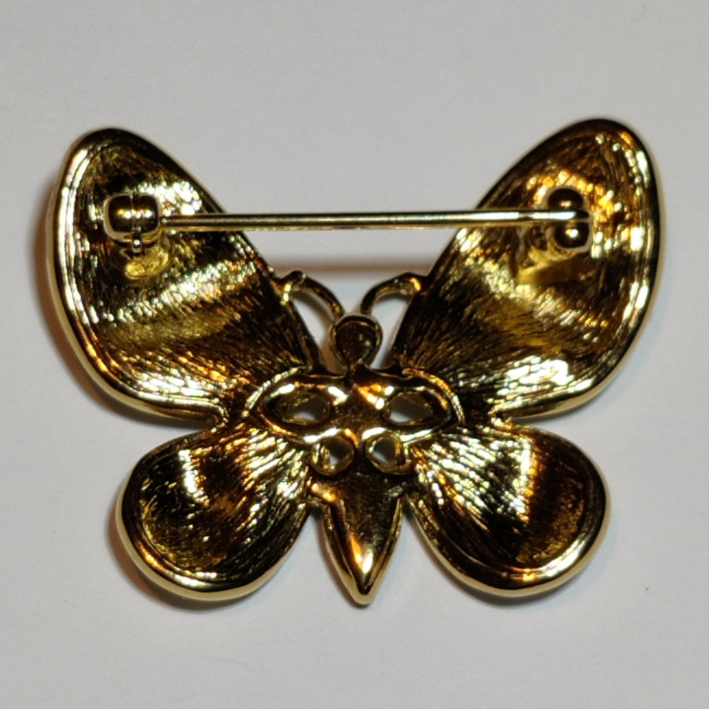 Vintage Cabouchon Butterfly Brooch