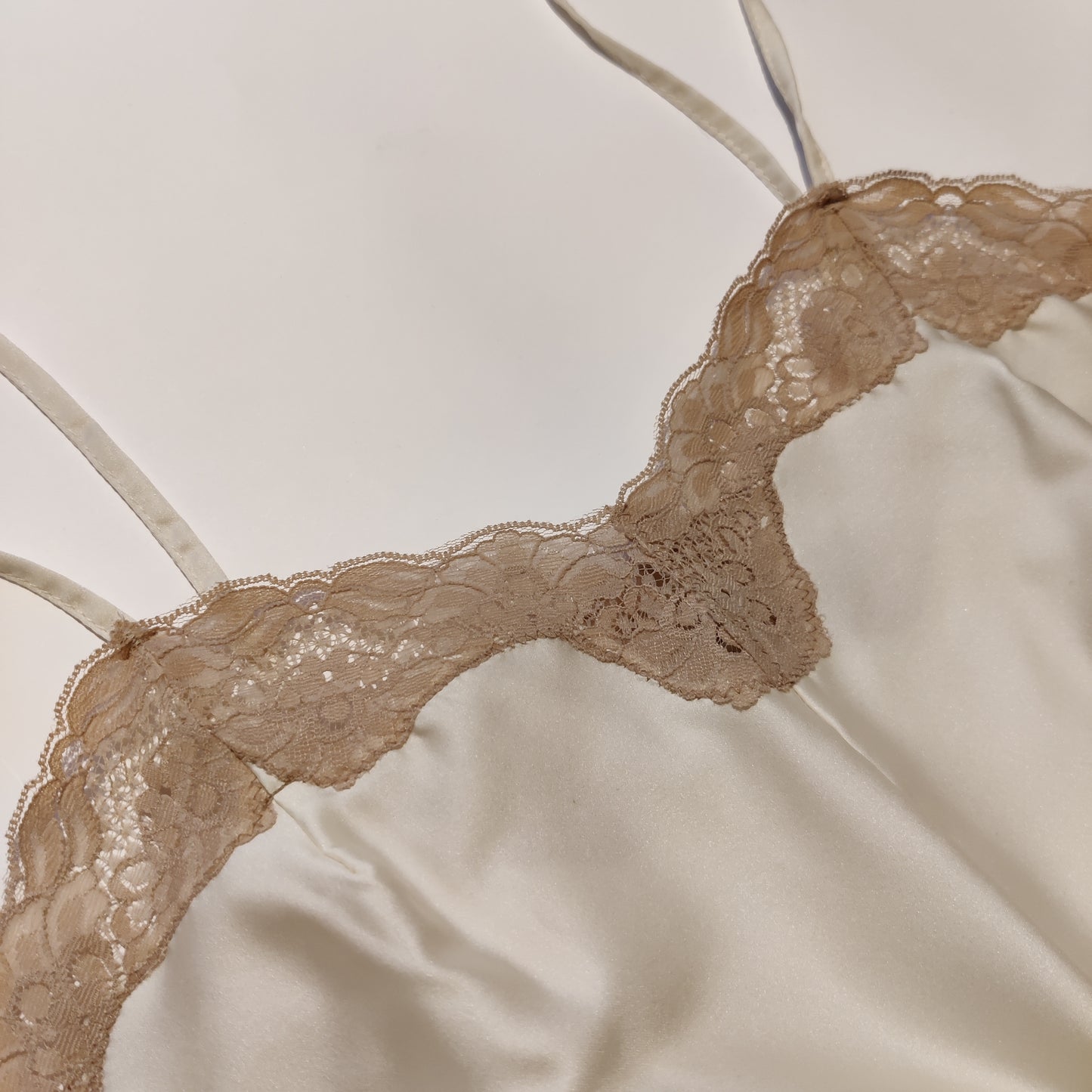 Vintage 'Coffee & Cream' Teddy/Camiknickers