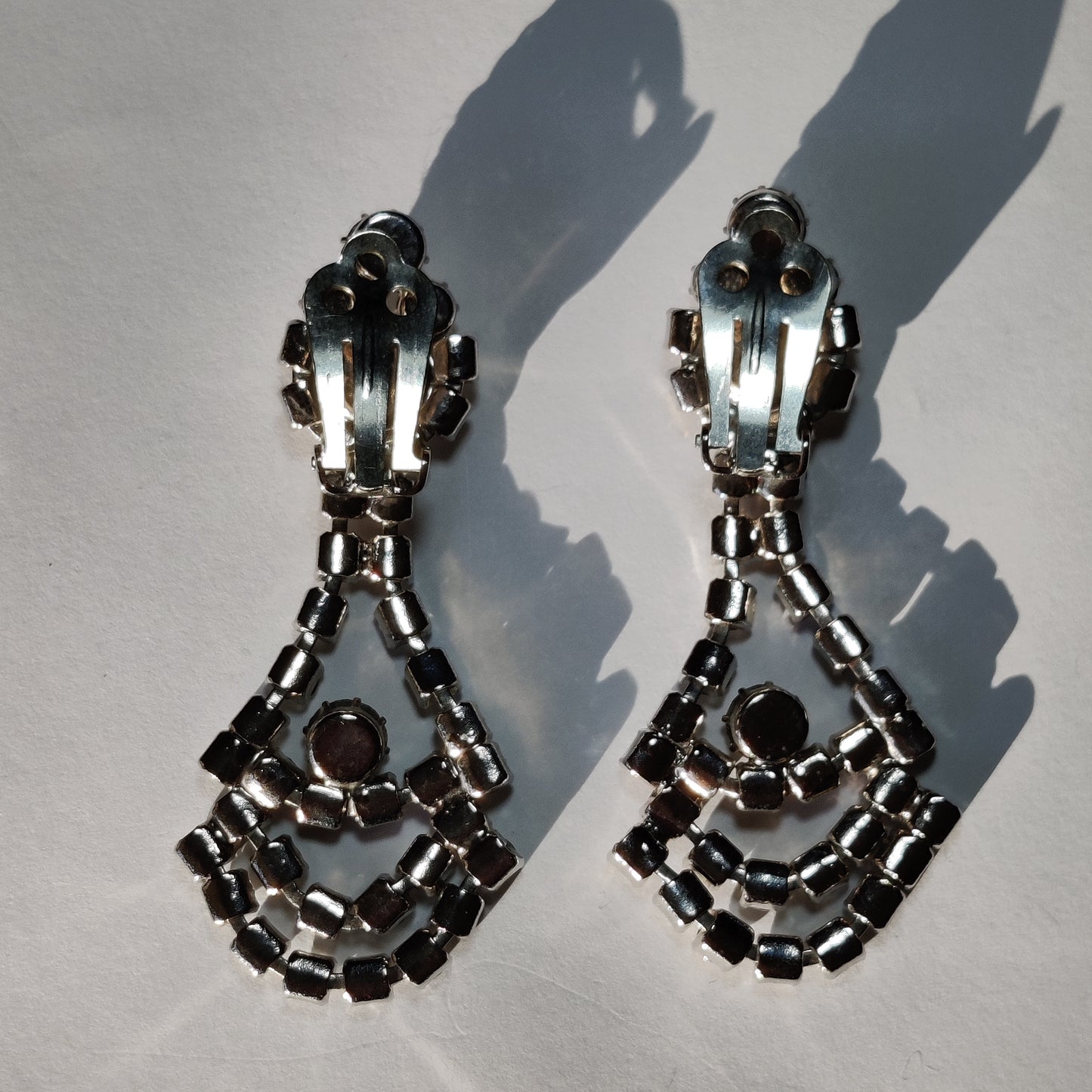 1980s Diamante Earrings