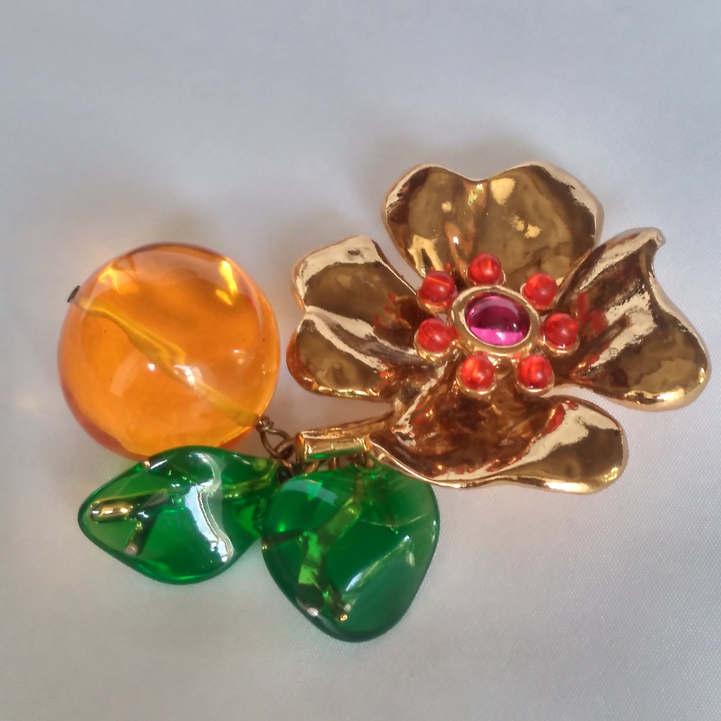 Statement Floral Brooch